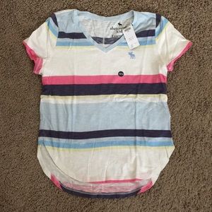 Abercrombie kids striped shirt